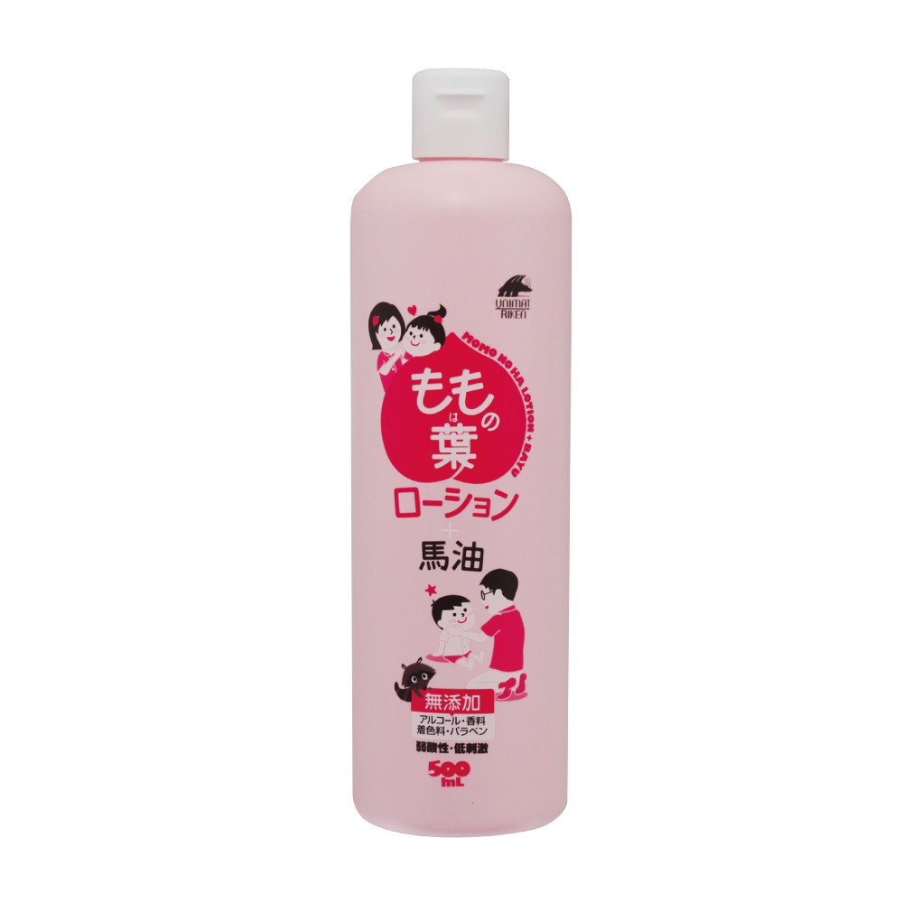 新商品「ももの葉ローション＋馬油」のお知らせ